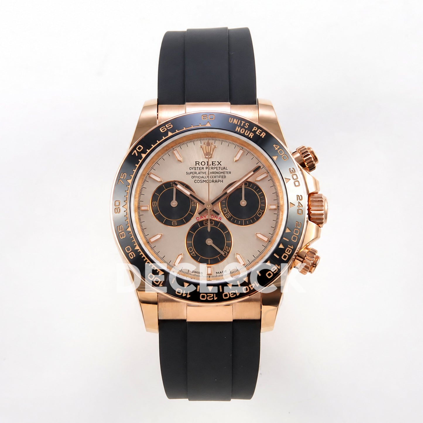 Rolex Daytona 126515 RG Black 40mm ERF JH4131 Free Sprung