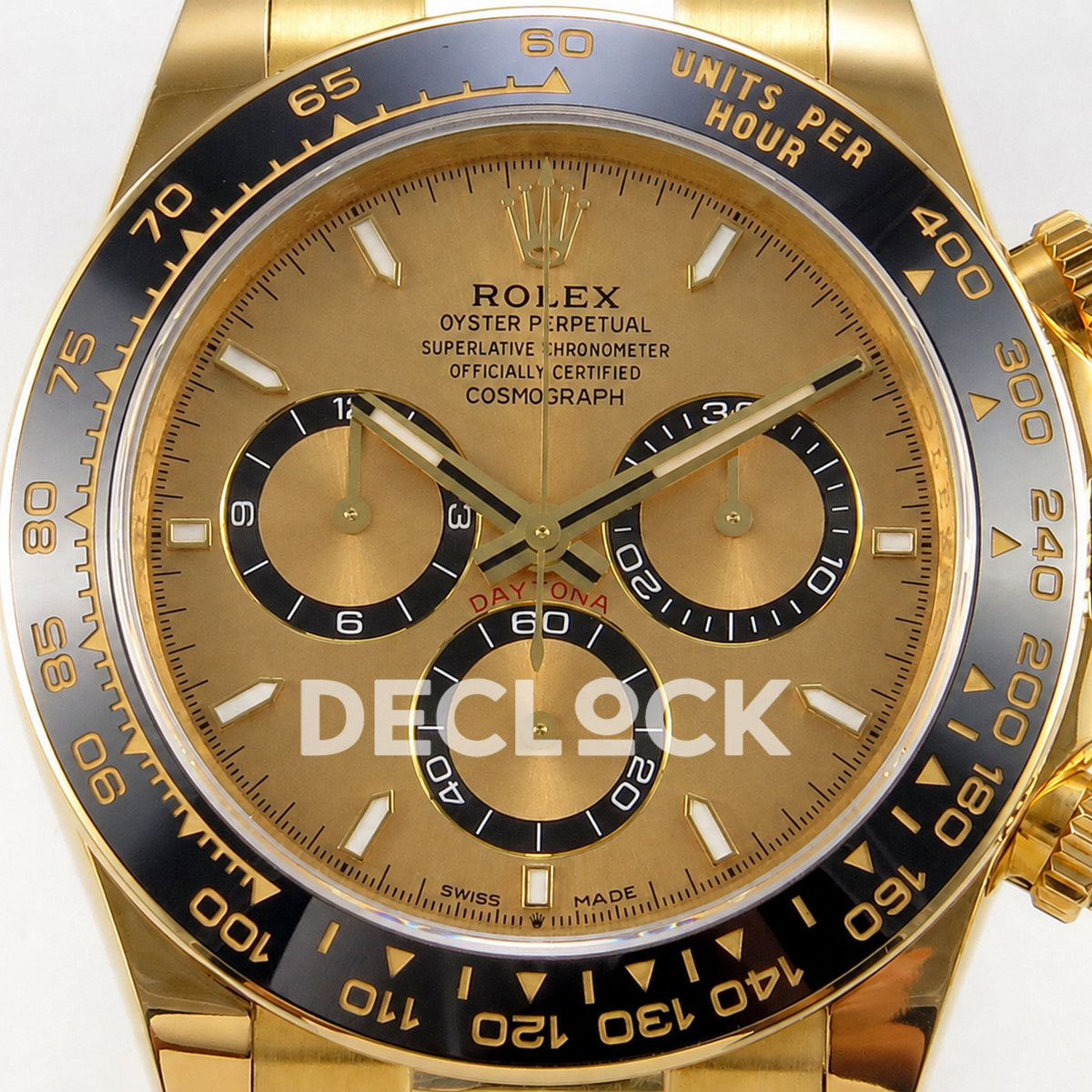 Rolex Daytona 126518 YG Dial 40mm ERF JH4131 Free Sprung