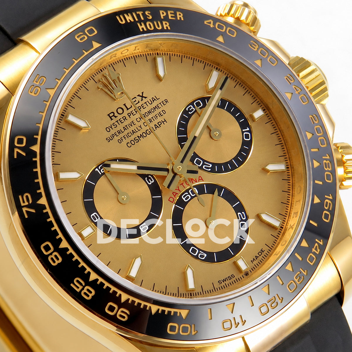 Rolex Daytona 126518 YG Dial 40mm ERF JH4131 Free Sprung