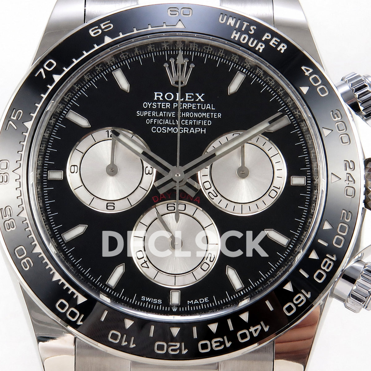 Rolex Daytona 126519 Black Silver 40mm ERF JH4131 Free Sprung