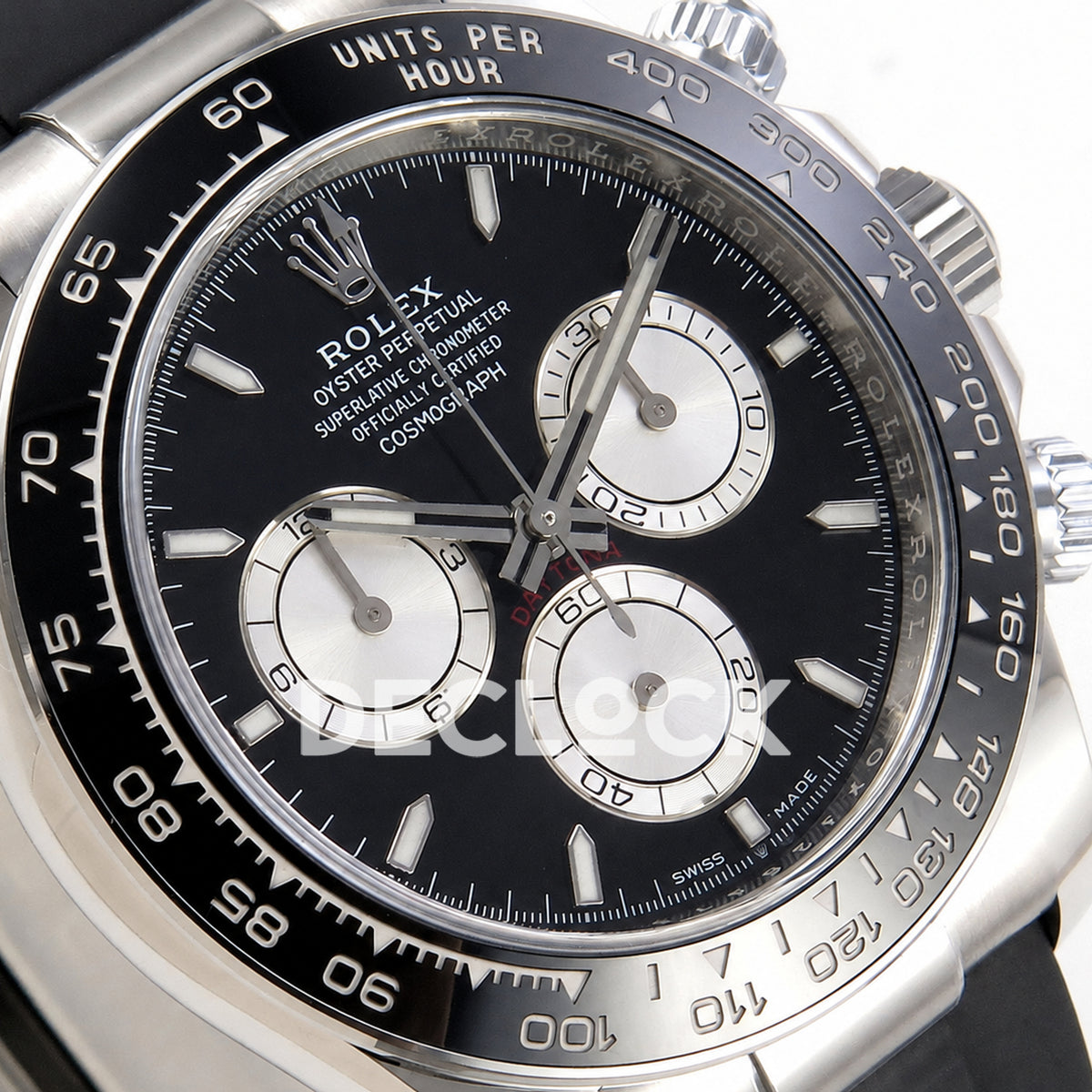 Rolex Daytona 126519 Black Silver 40mm ERF JH4131 Free Sprung