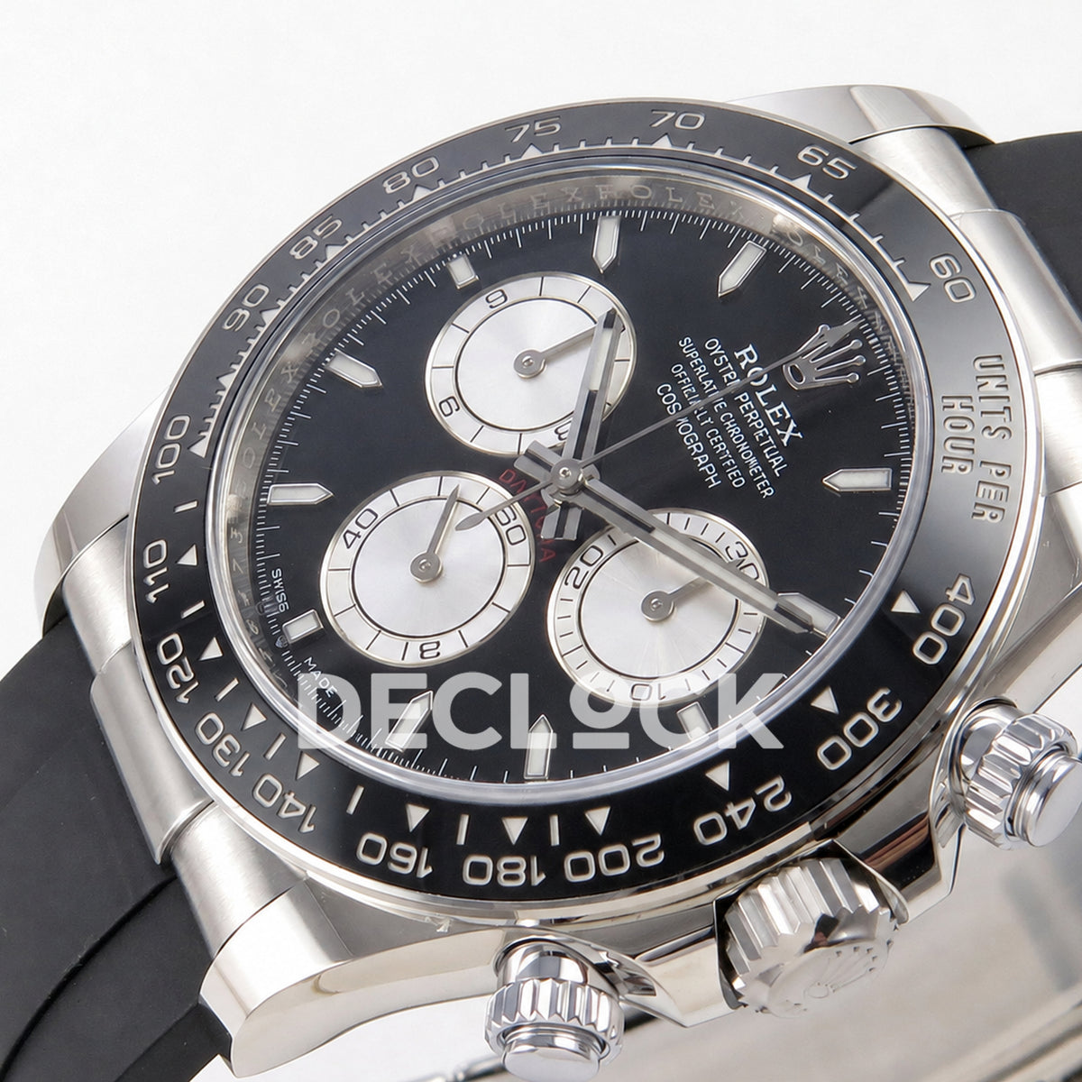 Rolex Daytona 126519 Black Silver 40mm ERF JH4131 Free Sprung