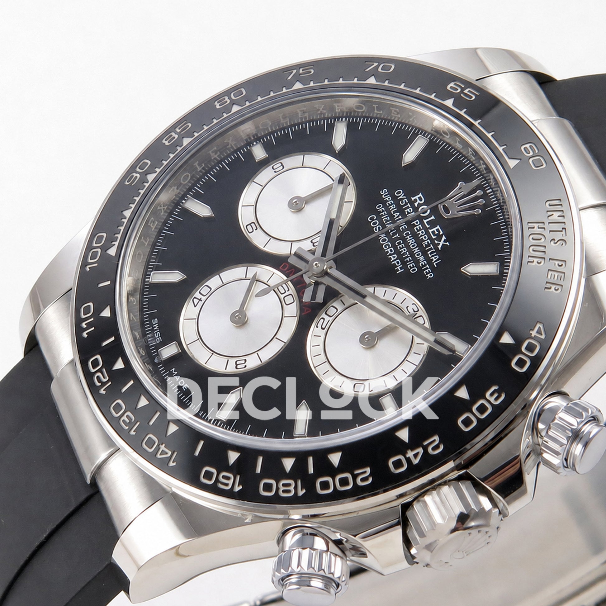 Rolex Daytona 126519 Black Silver 40mm ERF JH4131 Free Sprung