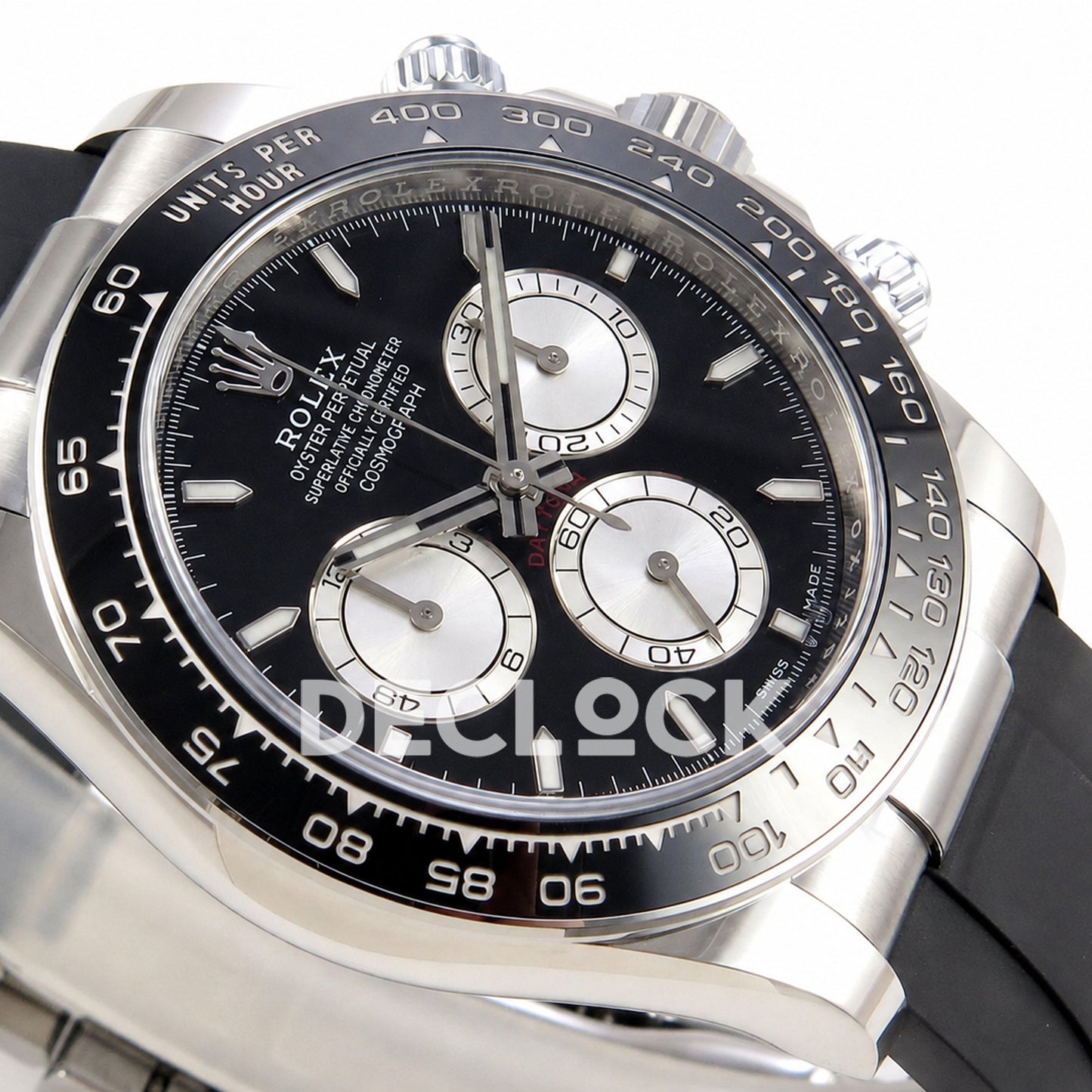 Rolex Daytona 126519 Black Silver 40mm ERF JH4131 Free Sprung