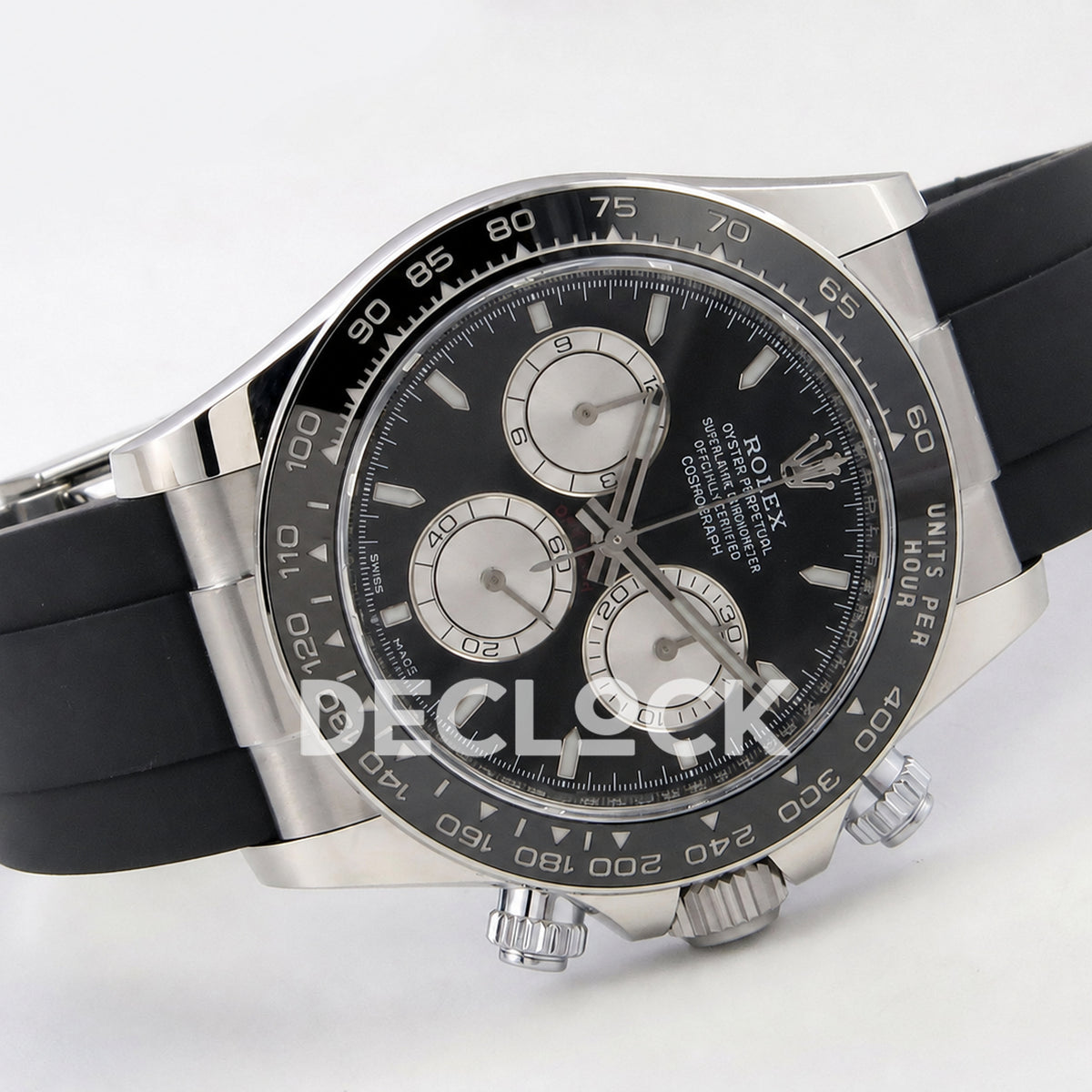 Rolex Daytona 126519 Black Silver 40mm ERF JH4131 Free Sprung
