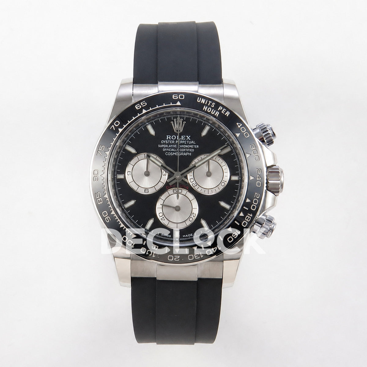 Rolex Daytona 126519 Black Silver 40mm ERF JH4131 Free Sprung