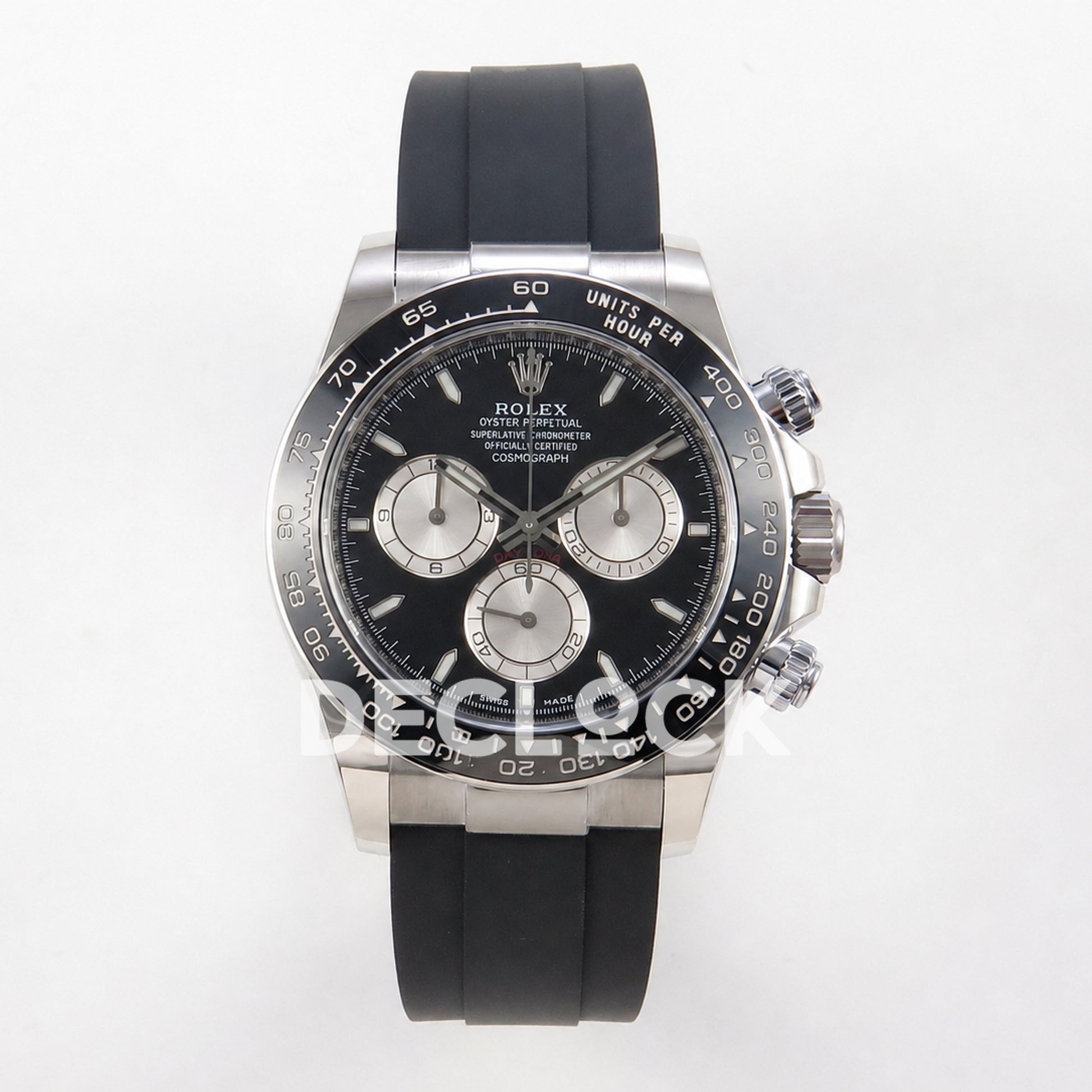 Rolex Daytona 126519 Black Silver 40mm ERF JH4131 Free Sprung