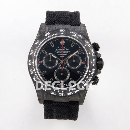 Rolex Daytona DIW Black Dial Red Second 40mm N6F SA4130