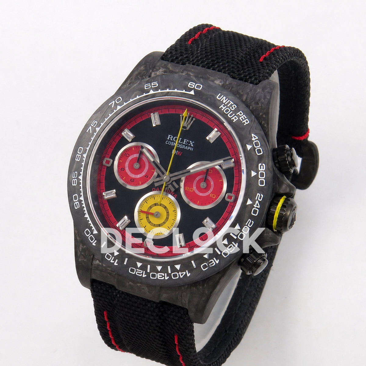 Rolex Daytona DIW Black Red Yellow 40mm N6F SA4130