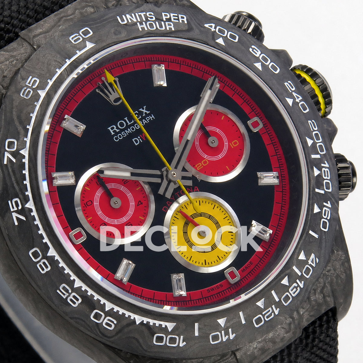 Rolex Daytona DIW Black Red Yellow 40mm N6F SA4130