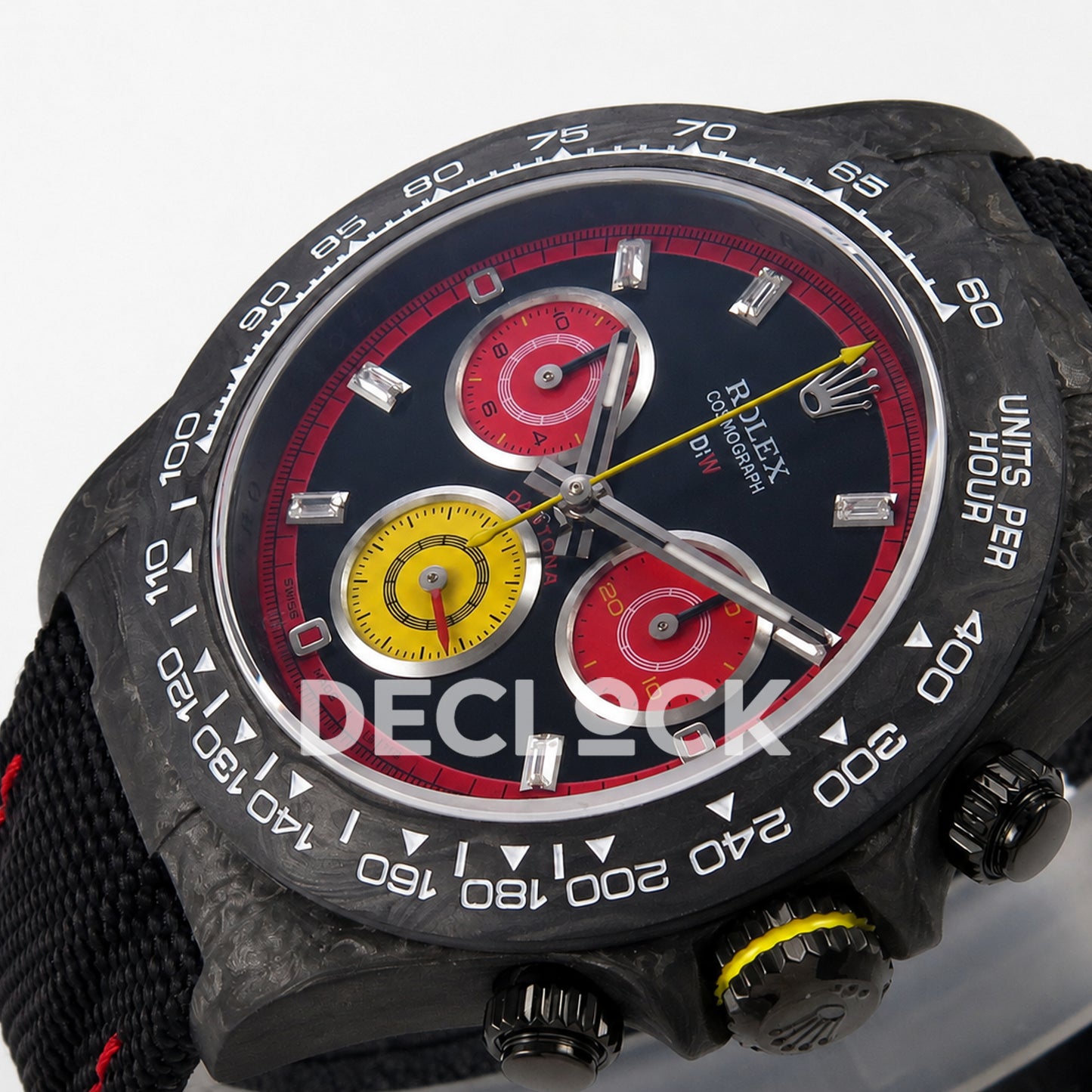 Rolex Daytona DIW Black Red Yellow 40mm N6F SA4130