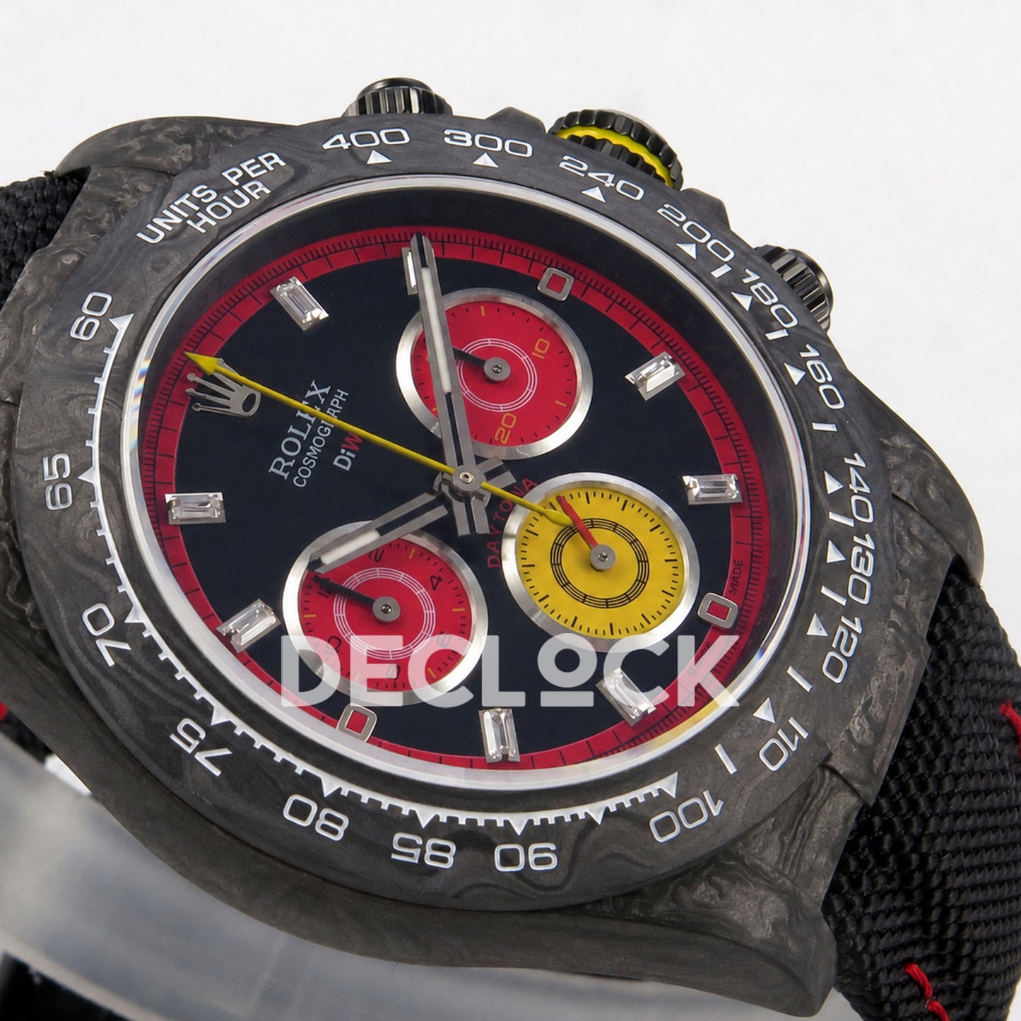 Rolex Daytona DIW Black Red Yellow 40mm N6F SA4130