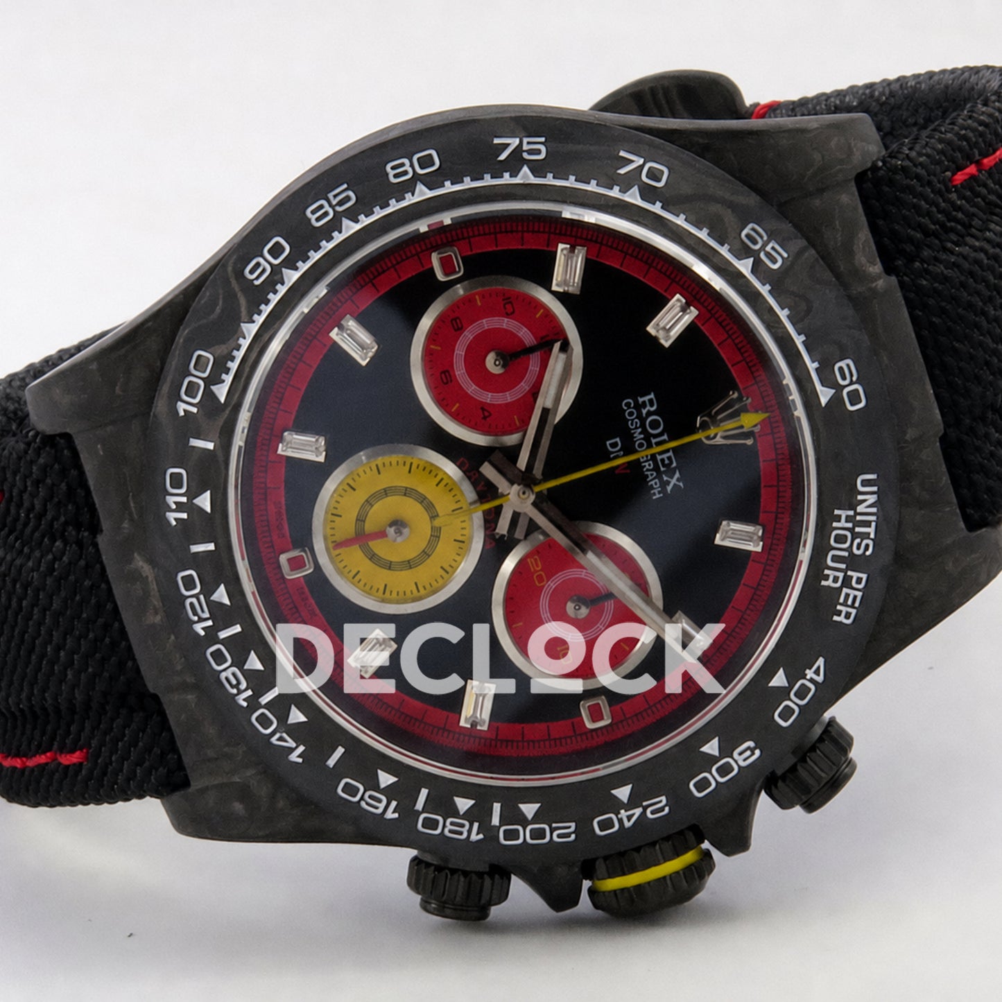 Rolex Daytona DIW Black Red Yellow 40mm N6F SA4130