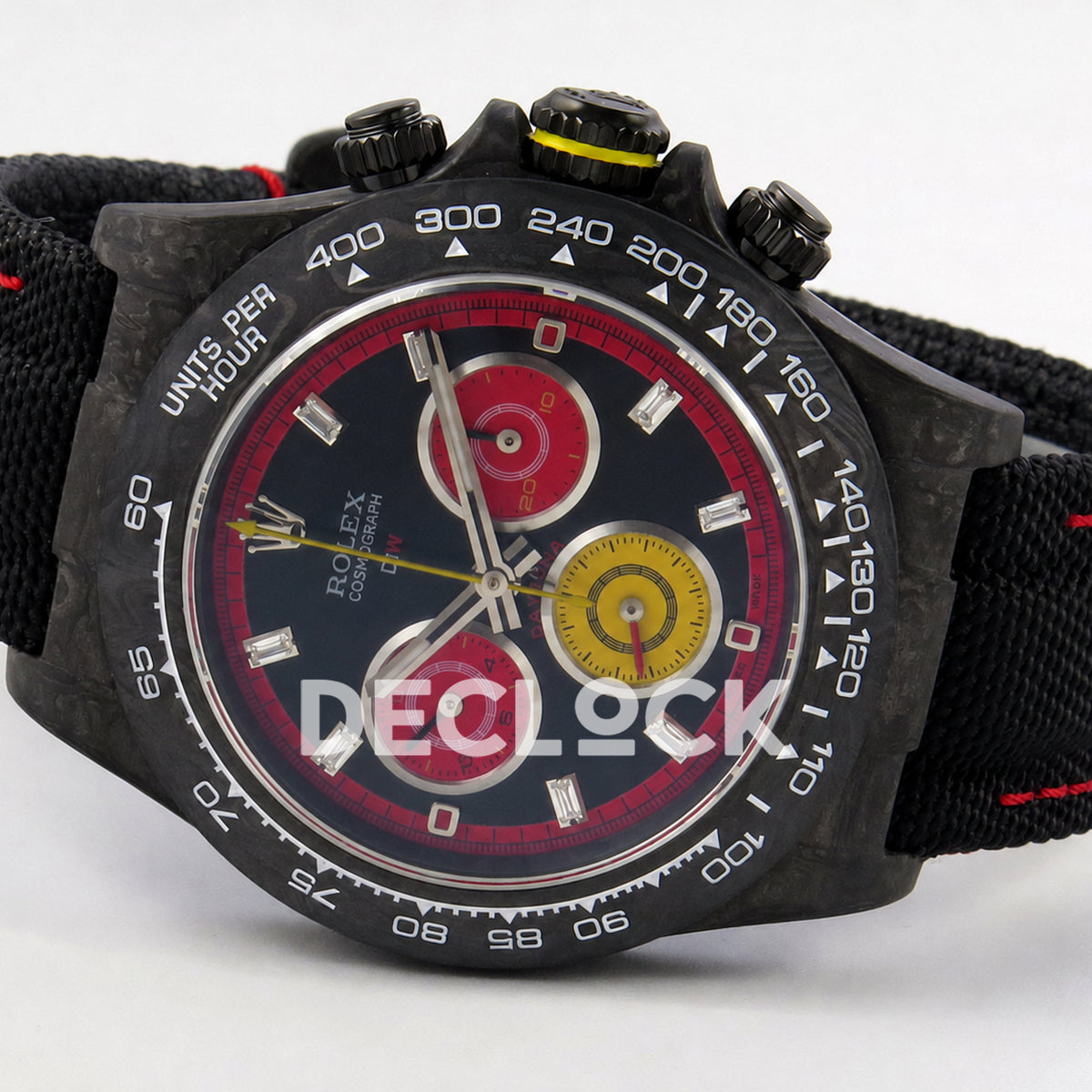 Rolex Daytona DIW Black Red Yellow 40mm N6F SA4130