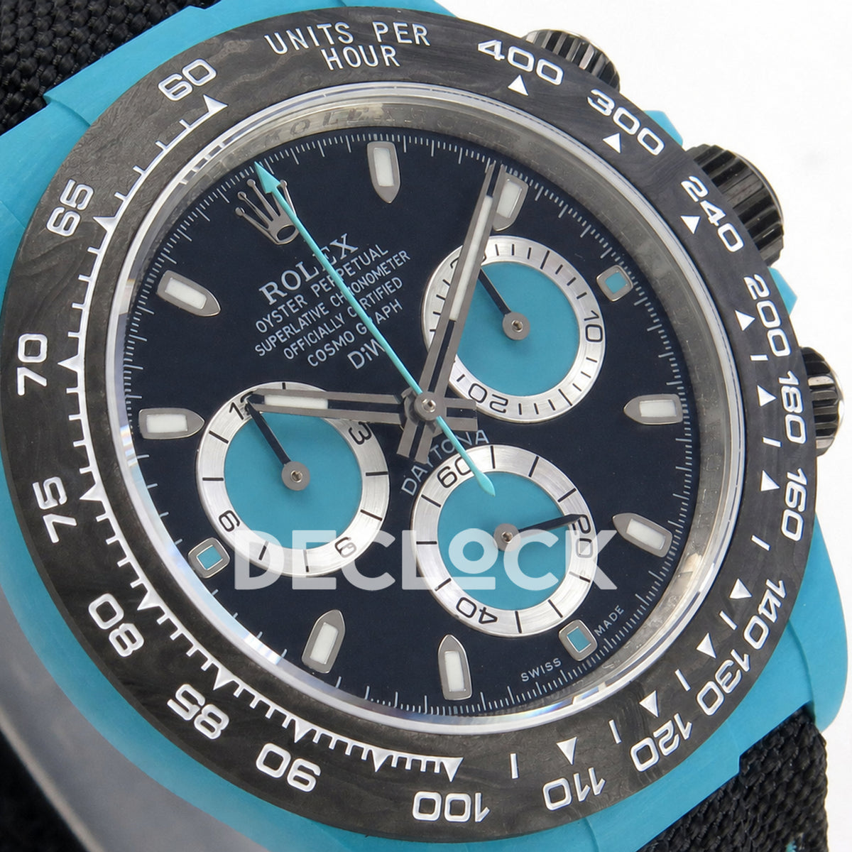 Rolex Daytona DIW Blue Carbon 40mm N6F SA4130