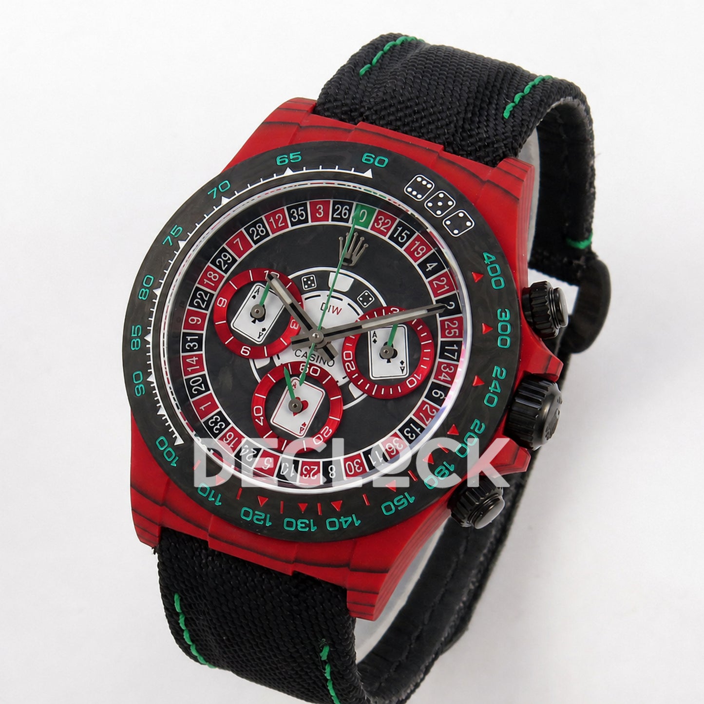 Rolex Daytona DIW 'Gambling Table' Red Carbon 40mm N6F SA4130