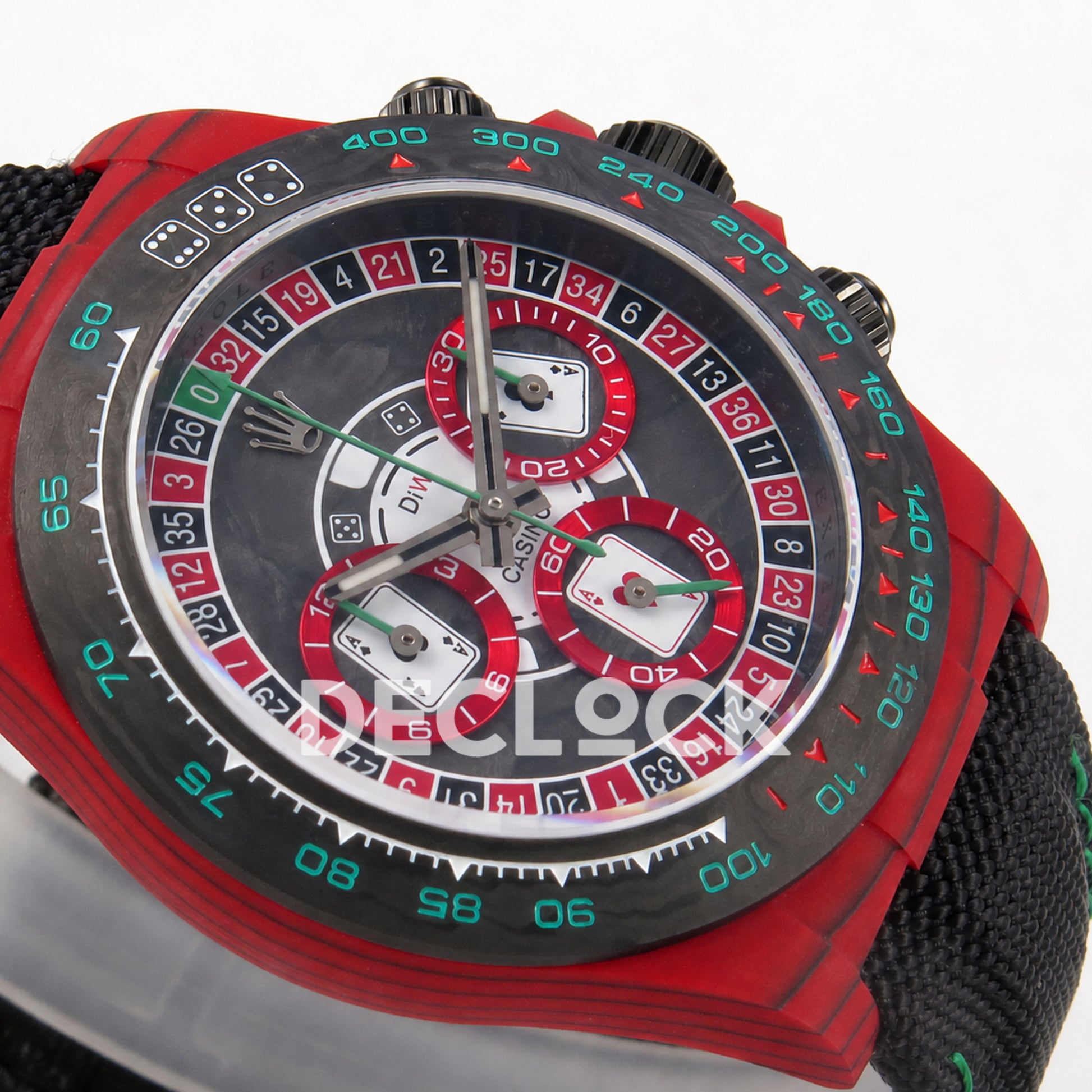 Rolex Daytona DIW 'Gambling Table' Red Carbon 40mm N6F SA4130