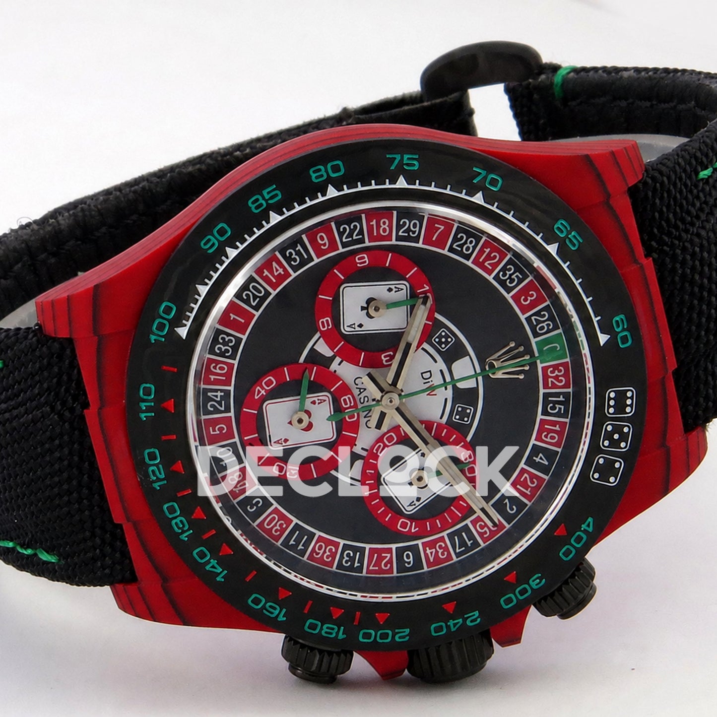 Rolex Daytona DIW 'Gambling Table' Red Carbon 40mm N6F SA4130
