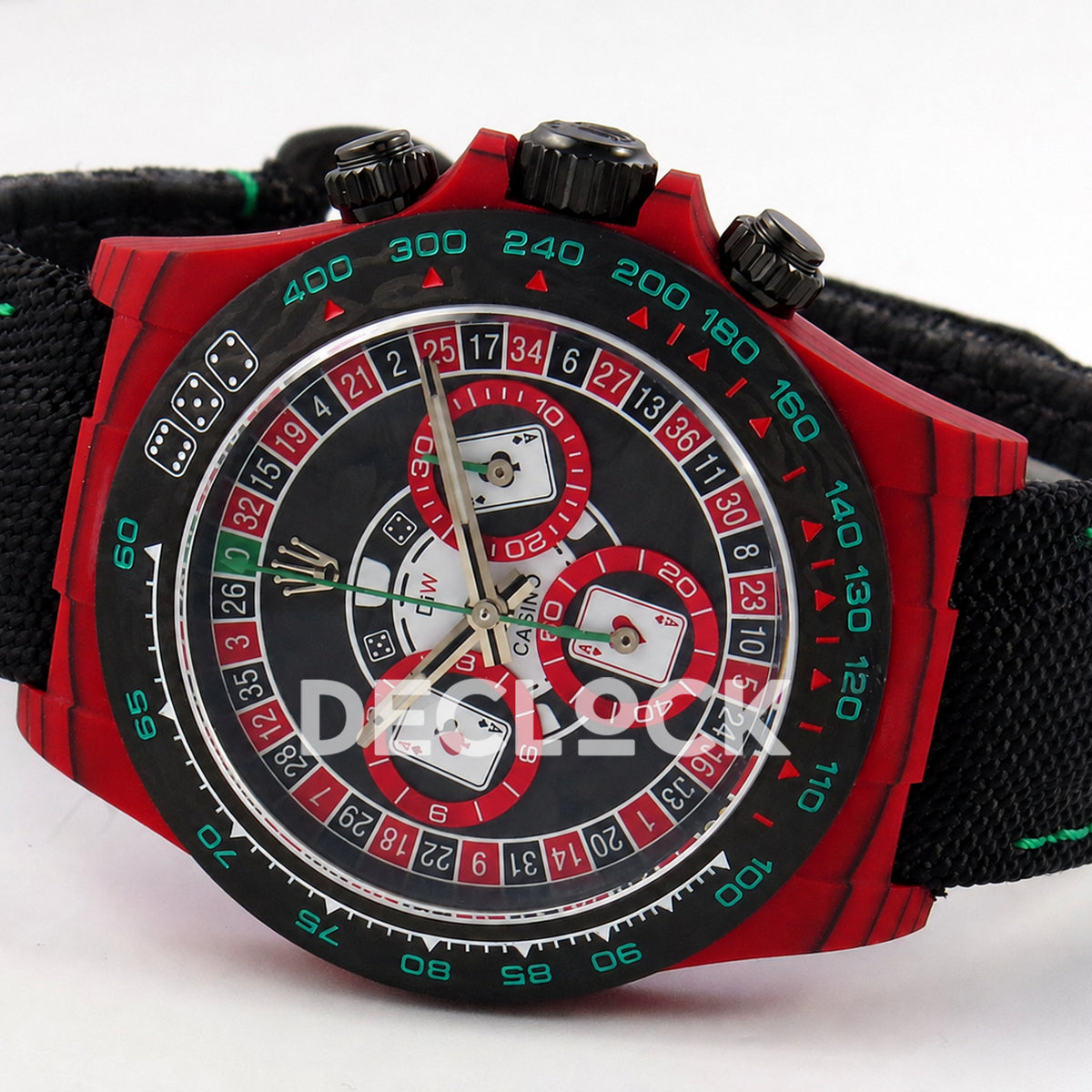 Rolex Daytona DIW 'Gambling Table' Red Carbon 40mm N6F SA4130