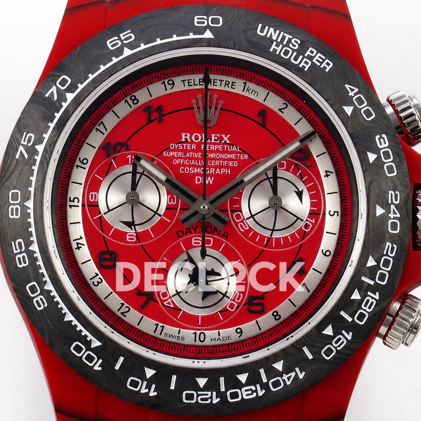 Rolex Daytona DIW 'Global' Red Carbon 40mm N6F SA4130