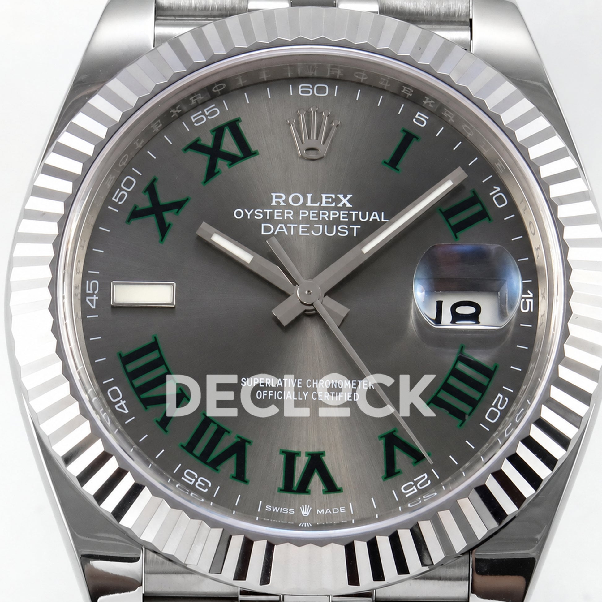 Rolex Datejust 41 126334 Wimbledon Jubilee MZF JH3235