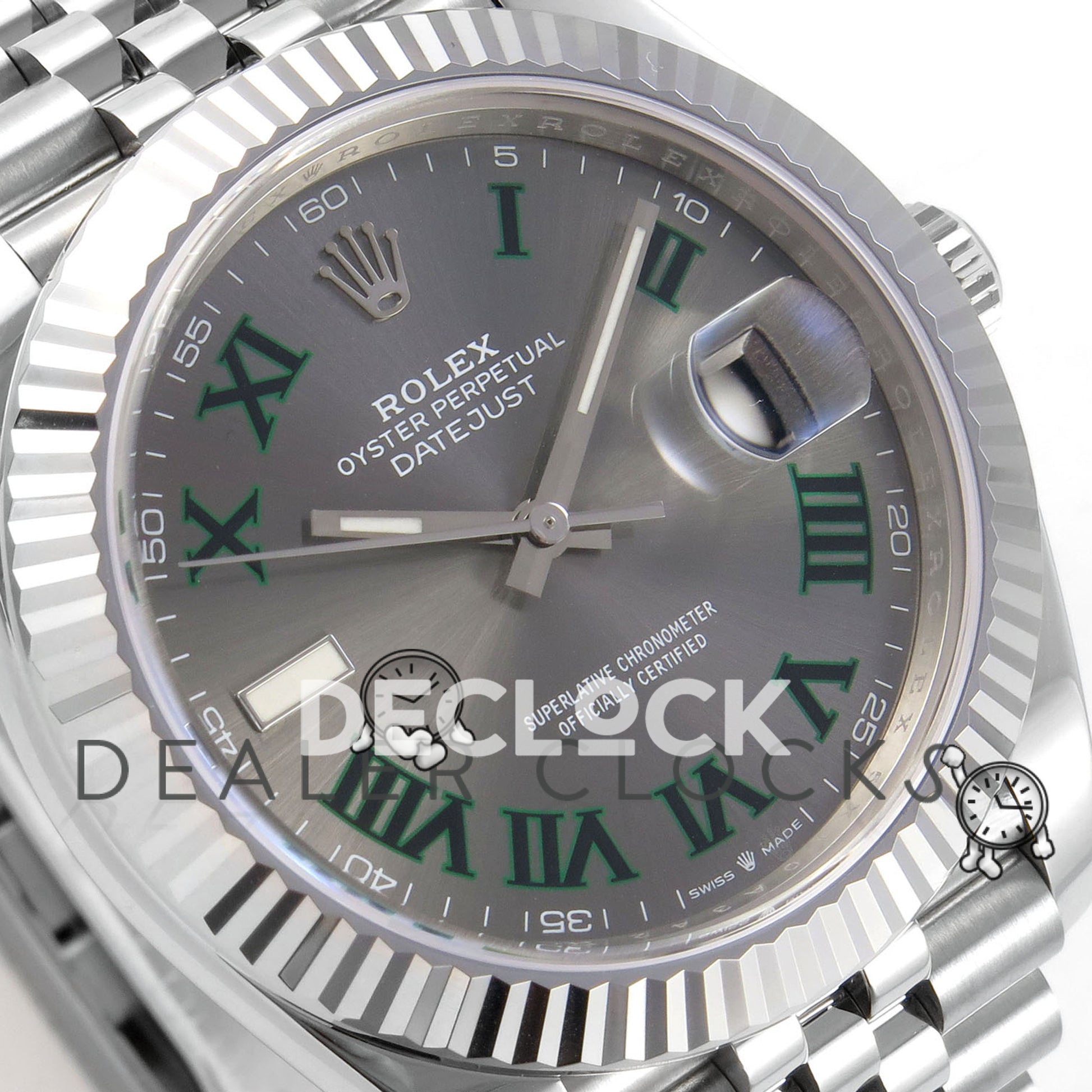Rolex Datejust 41 126334 Wimbledon Jubilee MZF JH3235