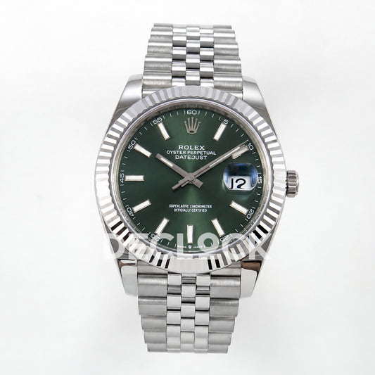 Rolex Datejust 41 126334 Green Dial Jubilee MZF JH3235