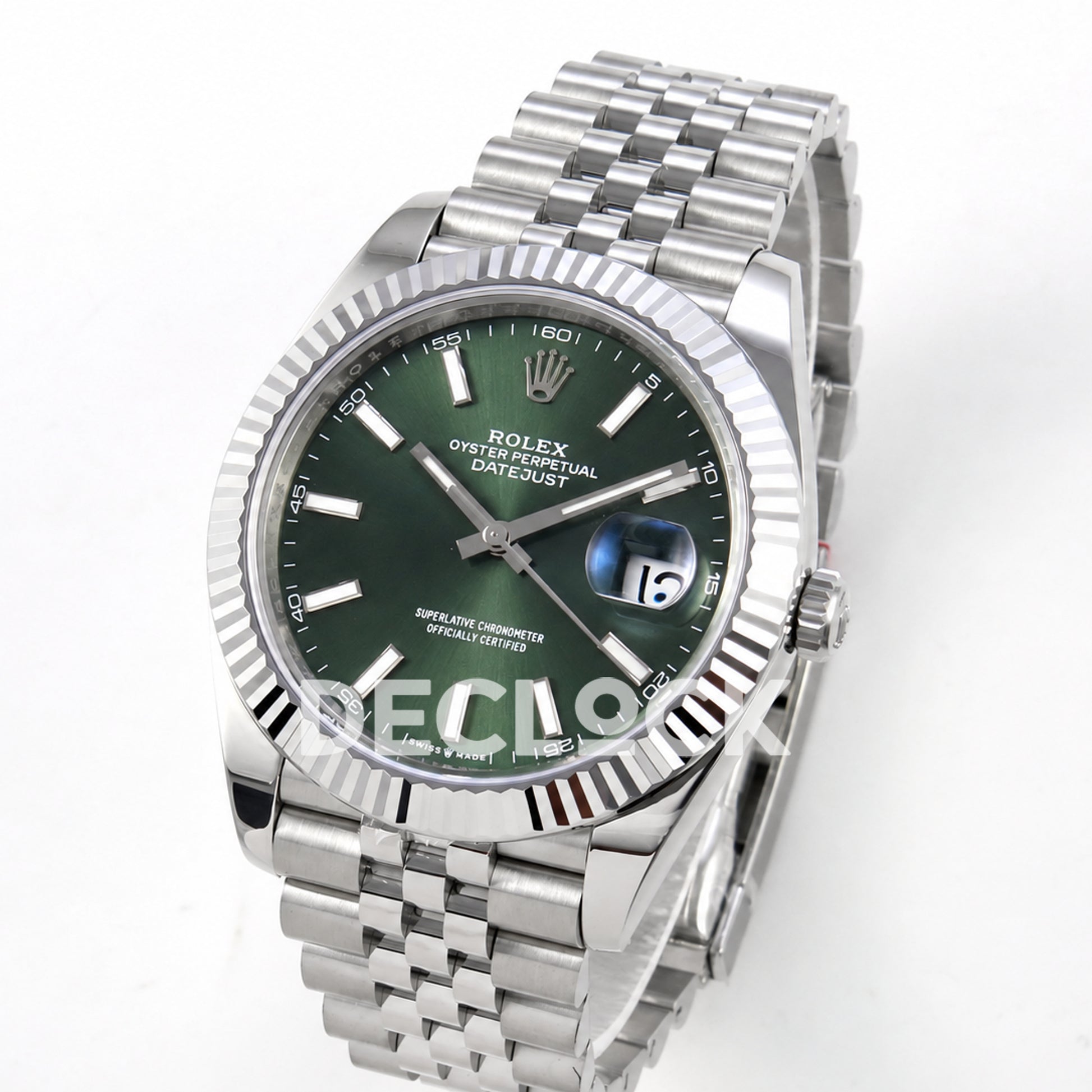 Rolex Datejust 41 126334 Green Dial Jubilee MZF JH3235