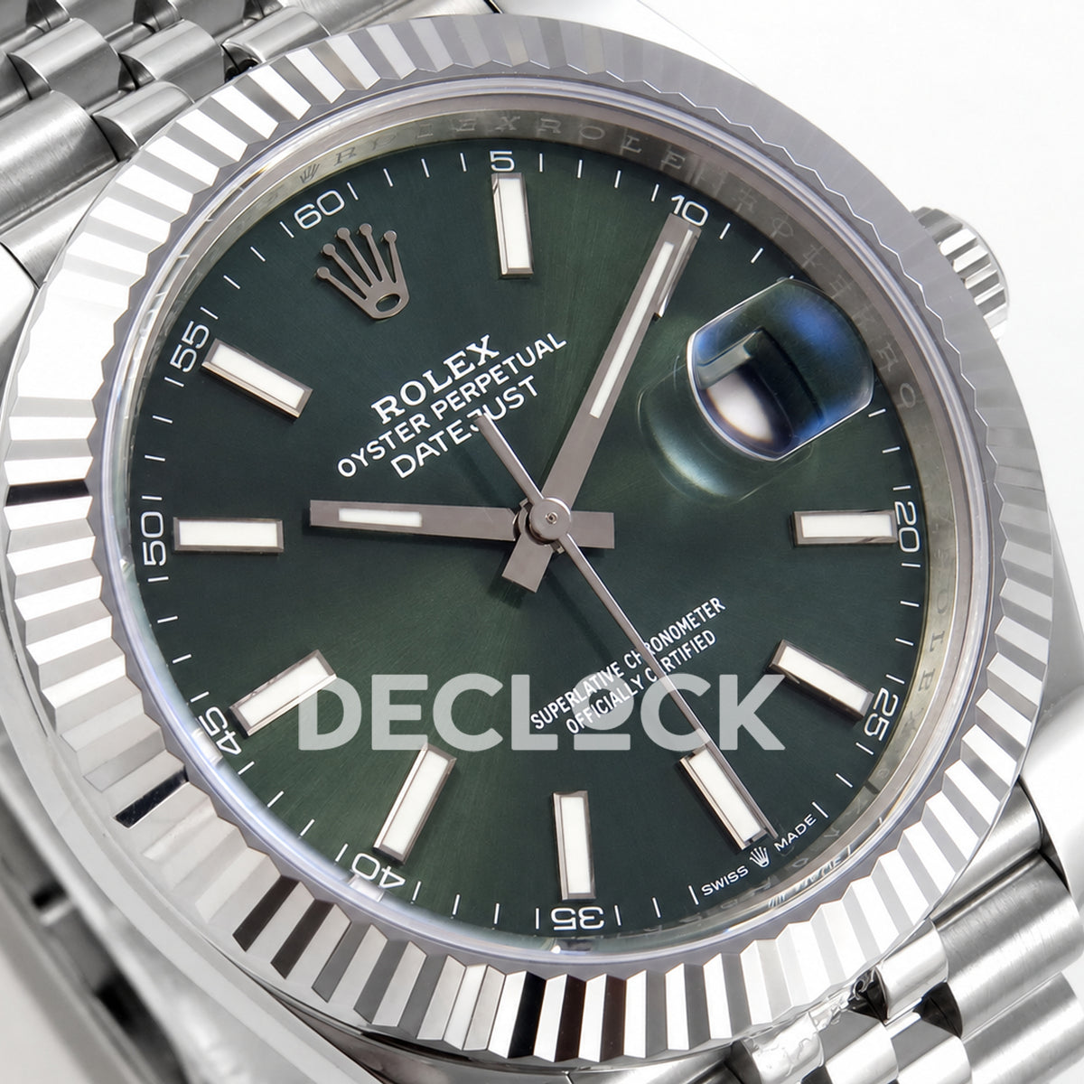 Rolex Datejust 41 126334 Green Dial Jubilee MZF JH3235
