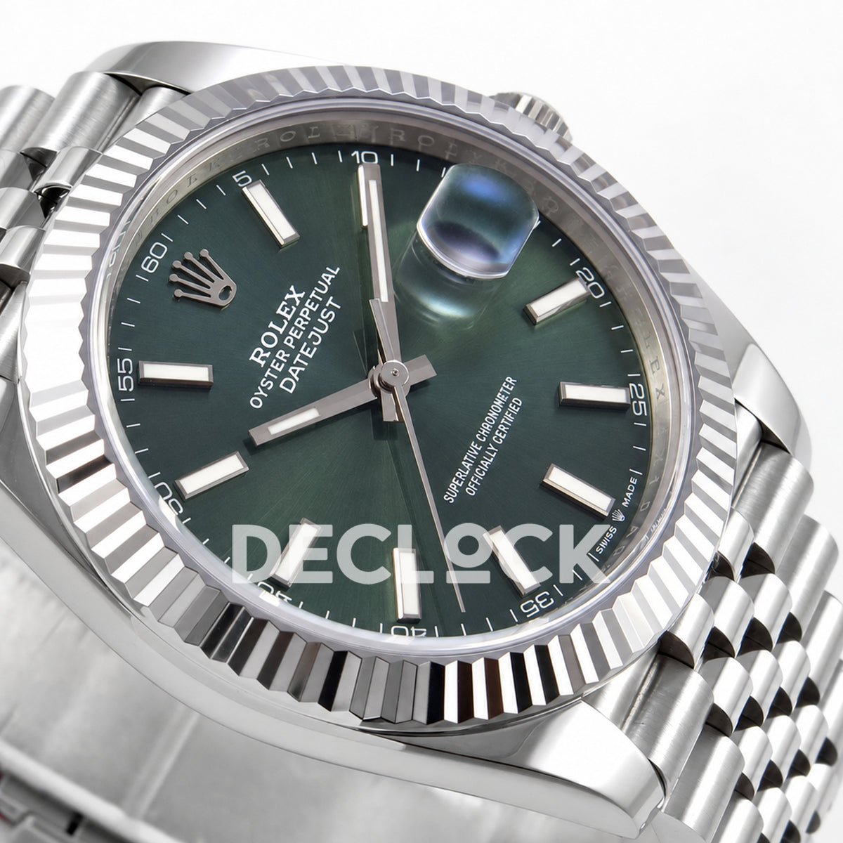 Rolex Datejust 41 126334 Green Dial Jubilee MZF JH3235