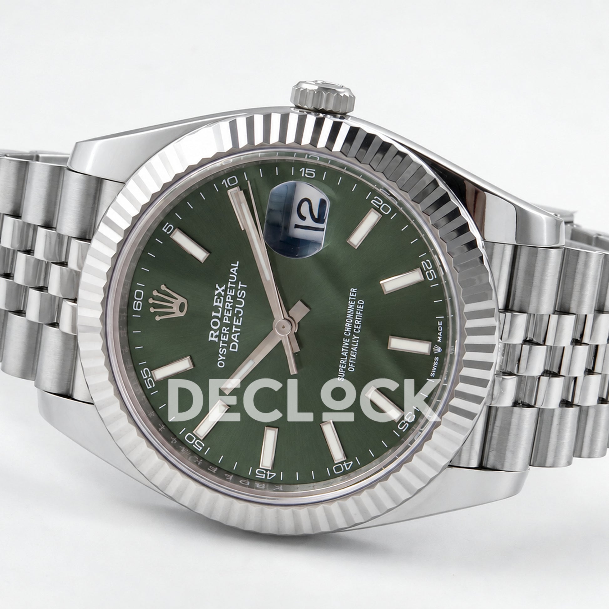 Rolex Datejust 41 126334 Green Dial Jubilee MZF JH3235