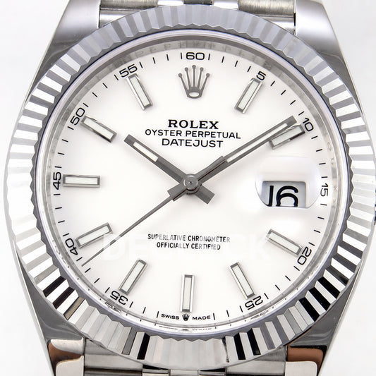 Rolex Datejust 41 126334 White Dial Jubilee MZF JH3235