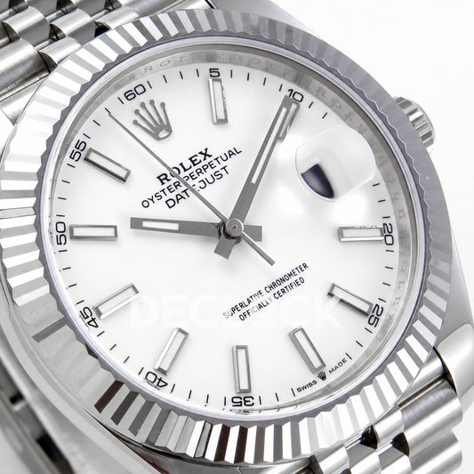 Rolex Datejust 41 126334 White Dial Jubilee MZF JH3235