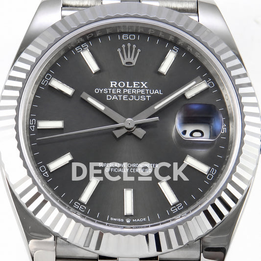 Rolex Datejust 41 126334 Grey Dial Jubilee MZF JH3235