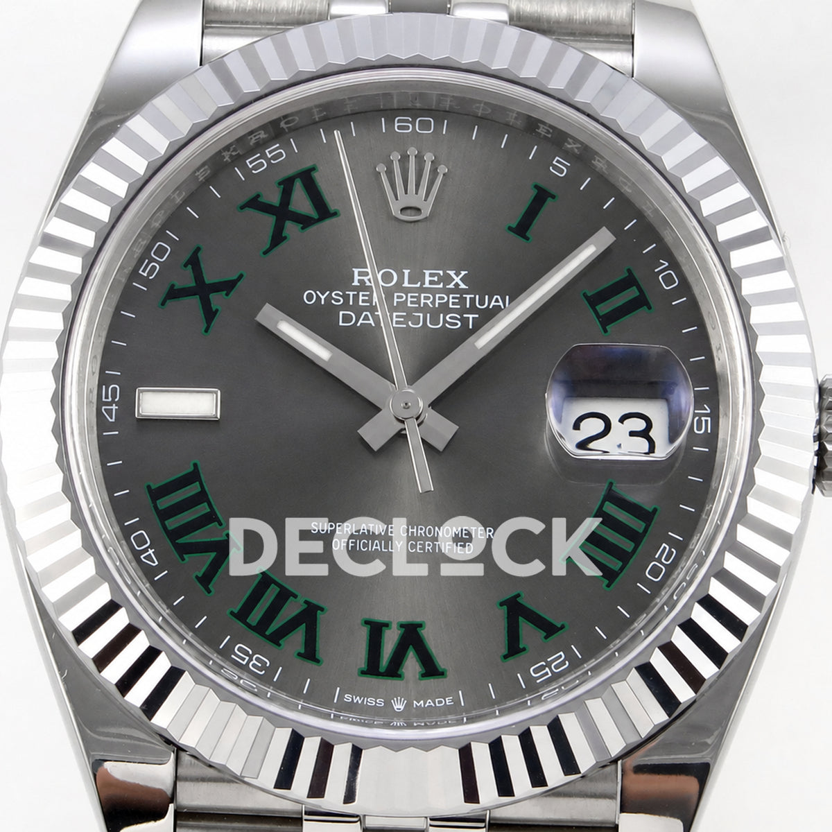 Rolex Datejust 41 126334 Wimbledon Jubilee RGF JH3235 Free Sprung