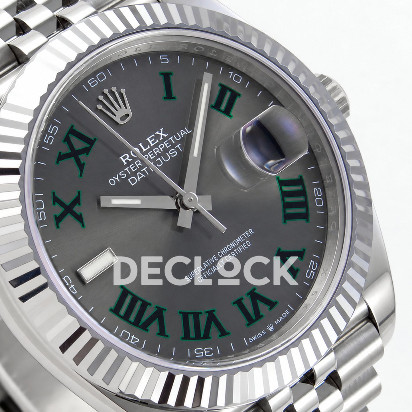 Rolex Datejust 41 126334 Wimbledon Jubilee RGF JH3235 Free Sprung