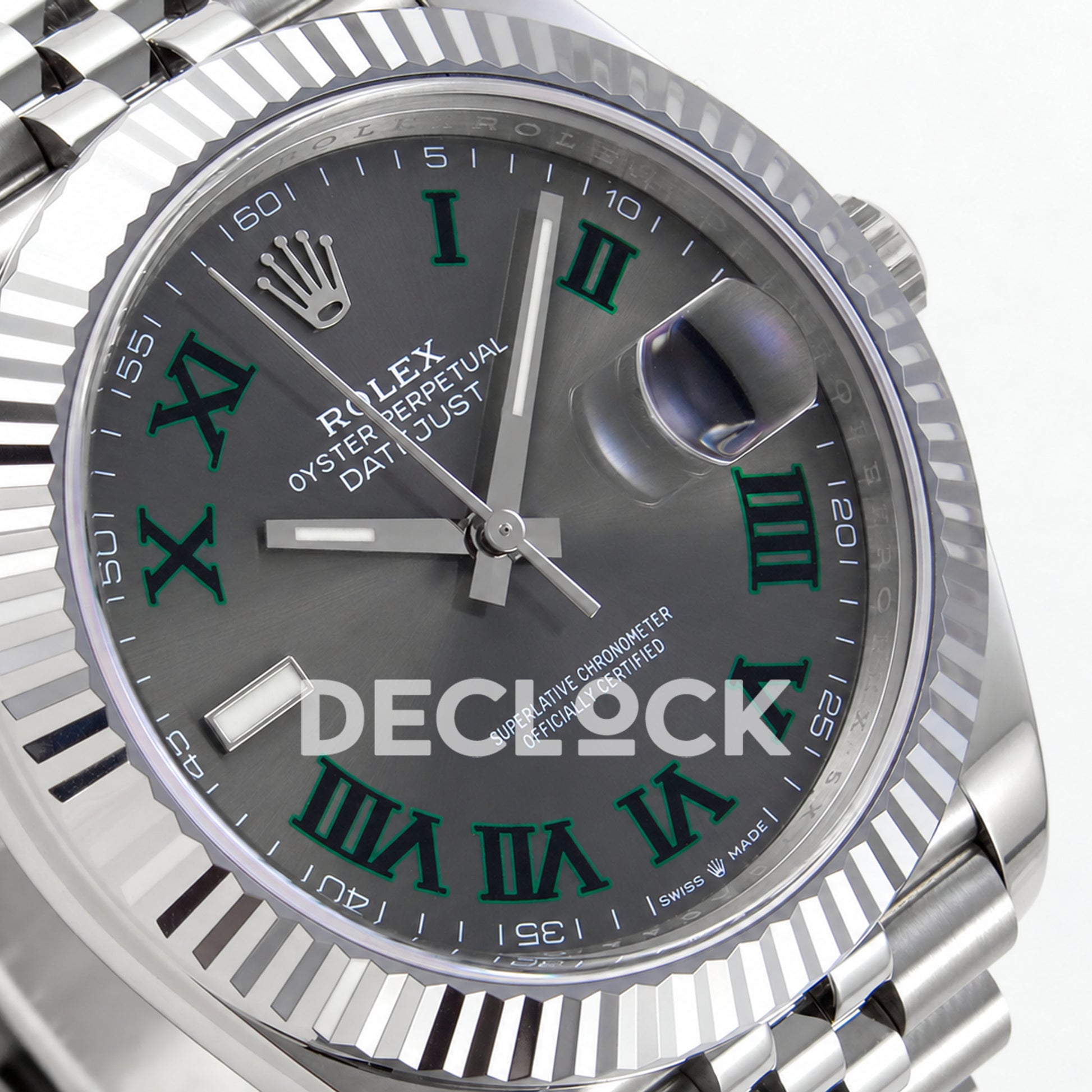 Rolex Datejust 41 126334 Wimbledon Jubilee RGF JH3235 Free Sprung