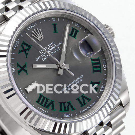 Rolex Datejust 41 126334 Wimbledon Jubilee RGF JH3235 Free Sprung