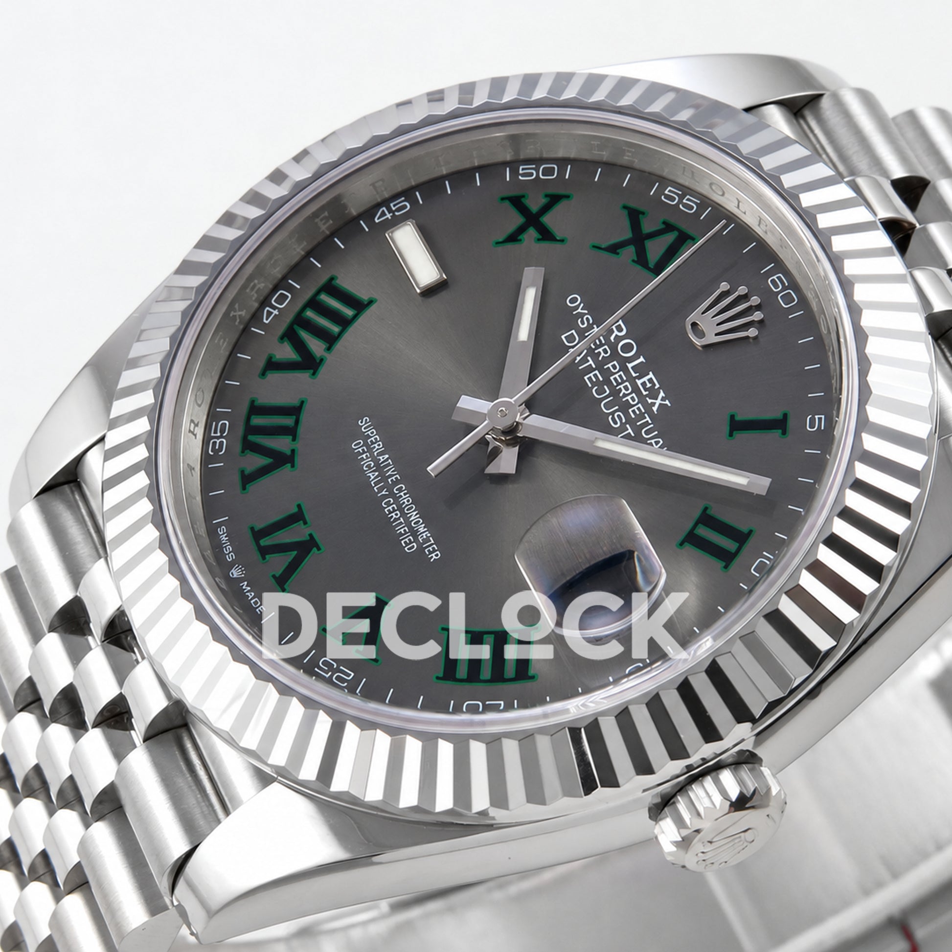 Rolex Datejust 41 126334 Wimbledon Jubilee RGF JH3235 Free Sprung