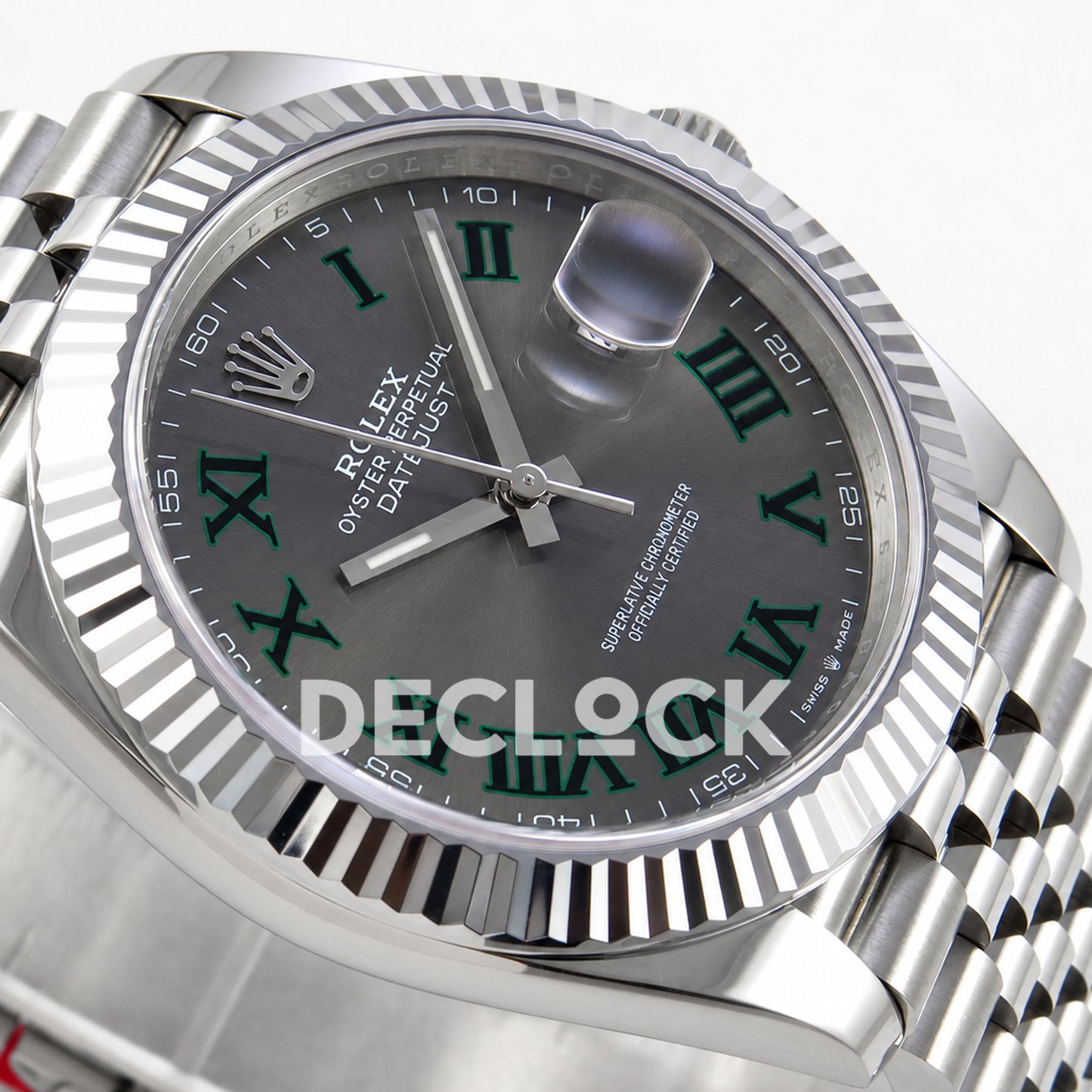 Rolex Datejust 41 126334 Wimbledon Jubilee RGF JH3235 Free Sprung