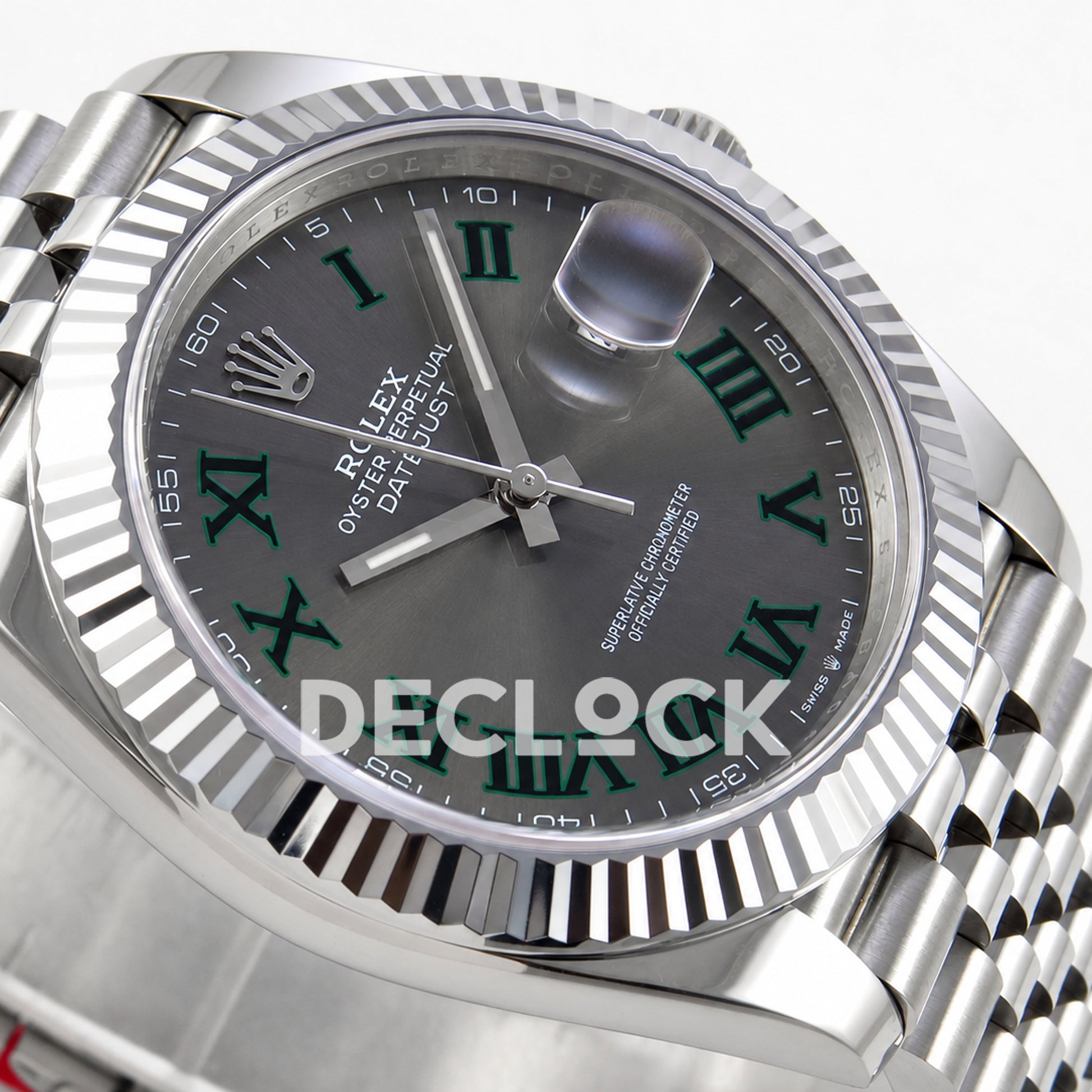 Rolex Datejust 41 126334 Wimbledon Jubilee RGF JH3235 Free Sprung