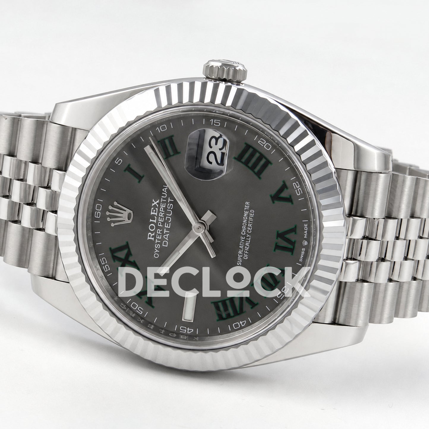 Rolex Datejust 41 126334 Wimbledon Jubilee RGF JH3235 Free Sprung