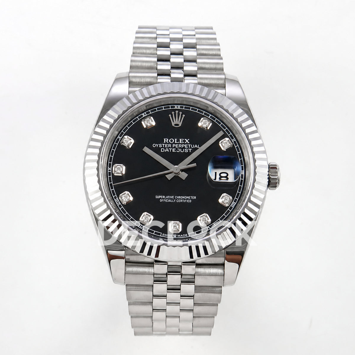 Rolex Datejust 41 126334 Black Diamond Dial Jubilee RGF JH3235 Free Sprung