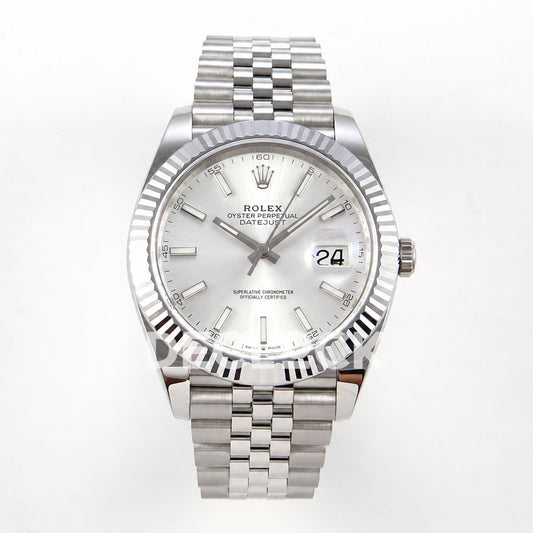Rolex Datejust 41 126334 Silver Dial Jubilee RGF JH3235 Free Sprung