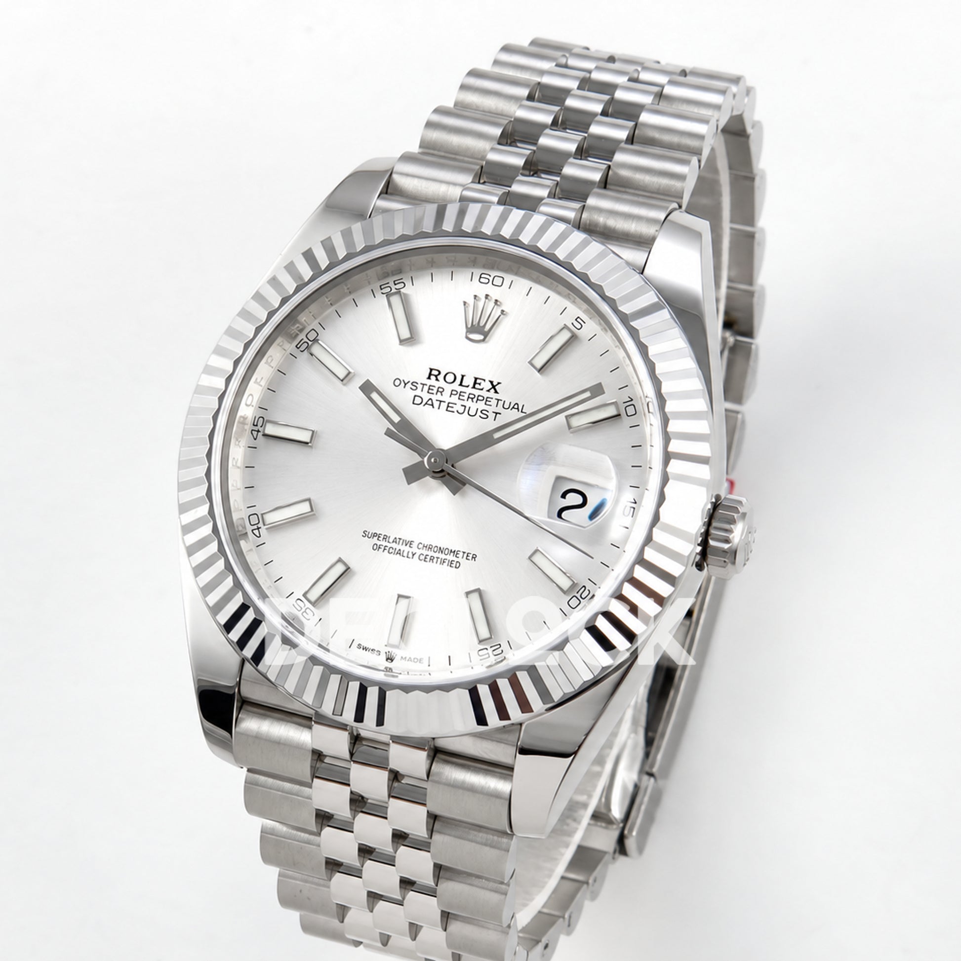 Rolex Datejust 41 126334 Silver Dial Jubilee RGF JH3235 Free Sprung