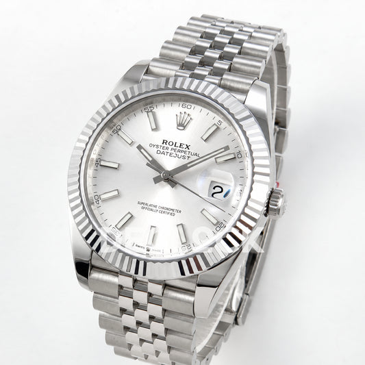 Rolex Datejust 41 126334 Silver Dial Jubilee RGF JH3235 Free Sprung