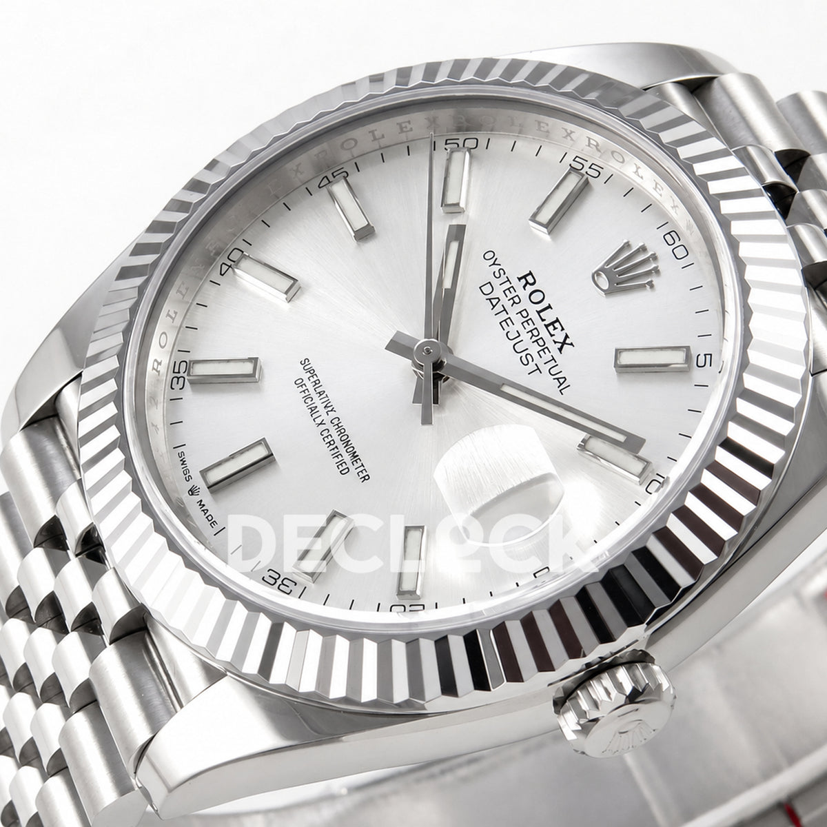 Rolex Datejust 41 126334 Silver Dial Jubilee RGF JH3235 Free Sprung