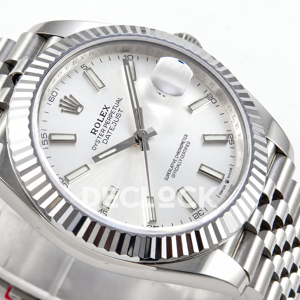 Rolex Datejust 41 126334 Silver Dial Jubilee RGF JH3235 Free Sprung