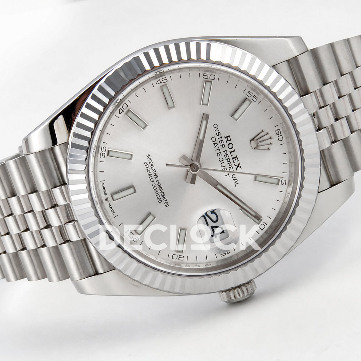 Rolex Datejust 41 126334 Silver Dial Jubilee RGF JH3235 Free Sprung