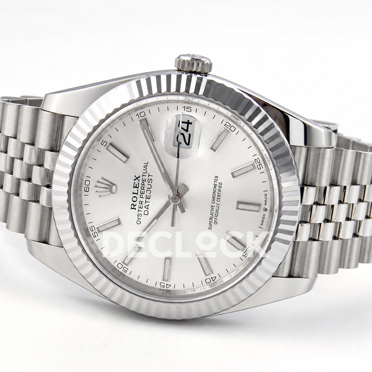 Rolex Datejust 41 126334 Silver Dial Jubilee RGF JH3235 Free Sprung